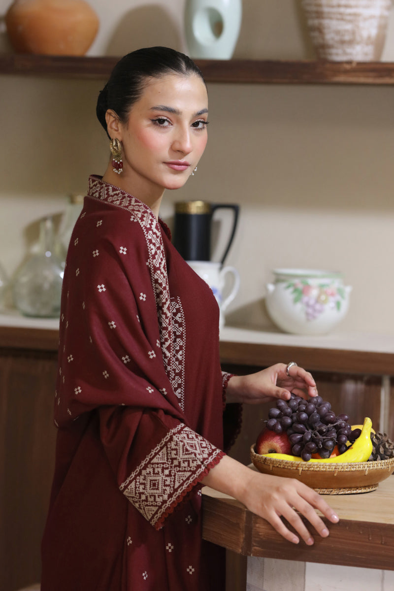 Rosewood Embroidered 2pc Suit