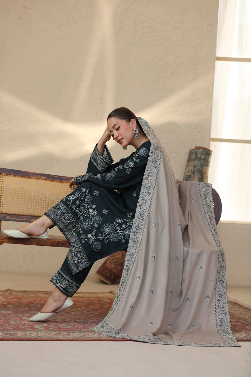 Abrish matching shawl