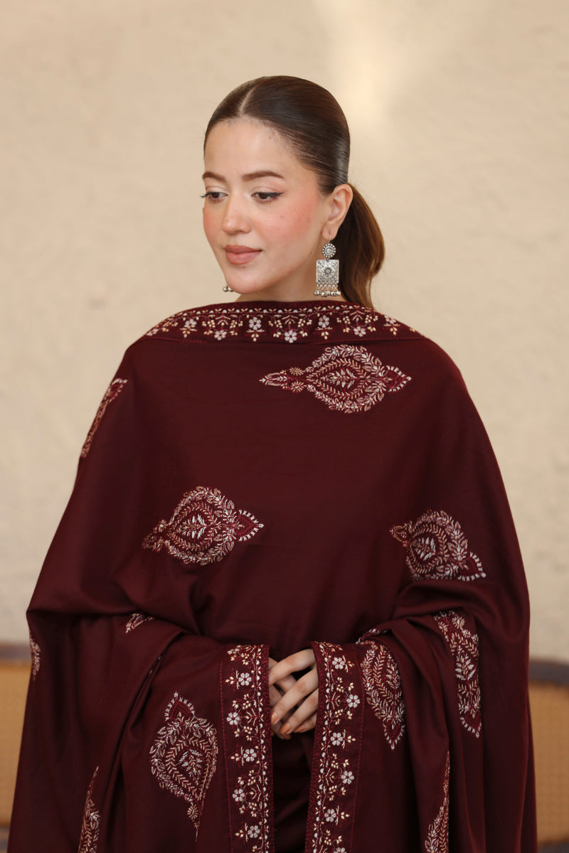 Anila matching shawl