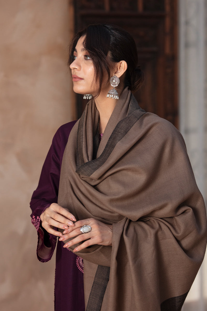 Solid Brown Shawl