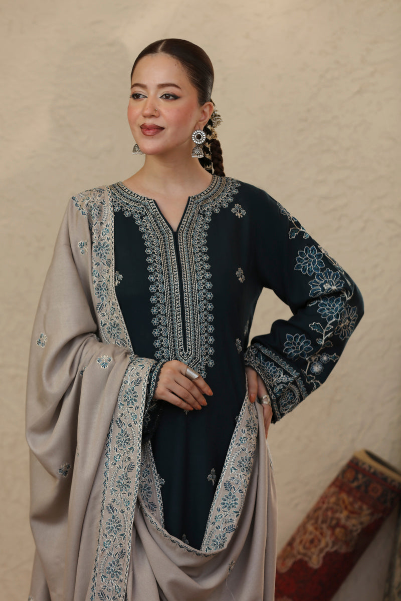 Abrish matching shawl