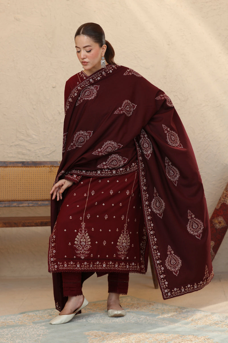 Anila matching shawl